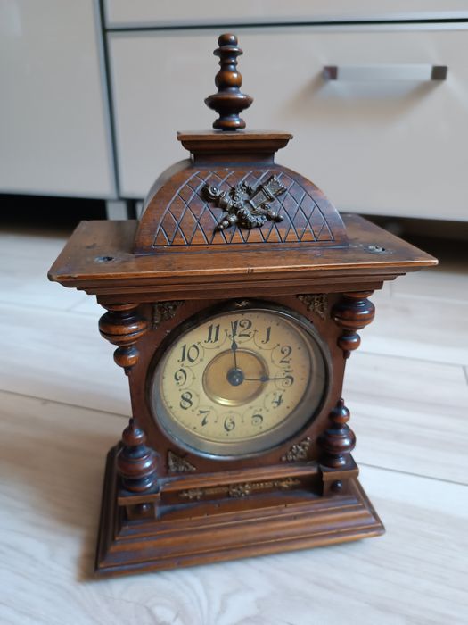 Gabinetowy Zegar JUNGHANS Secesja / Eklektyzm 1890