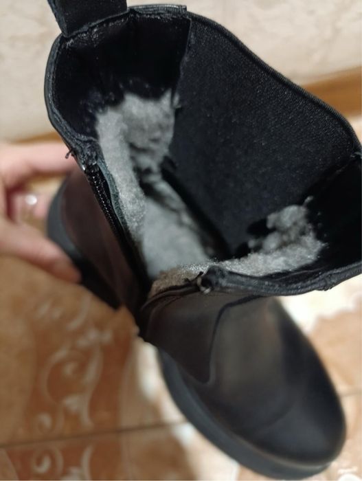 Черевики зимові/ стильні челсі