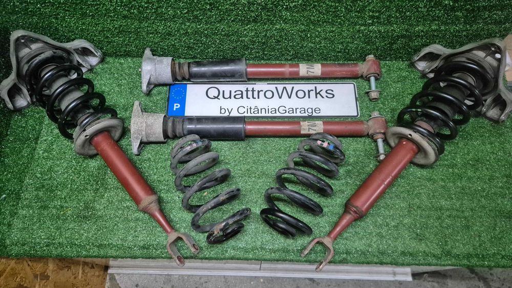 Amortecedores e molas originais Audi A4 B6 B7 8E OEM - conjunto completo - Suspensão NORMAL/ORIGINAL