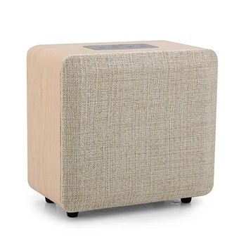 Coluna Som Bluetooth Portátil de Madeira