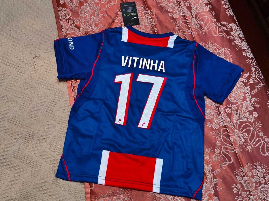 Camisola Criança VITINHA Equipamento PSG Paris Saint Germain | NOVO