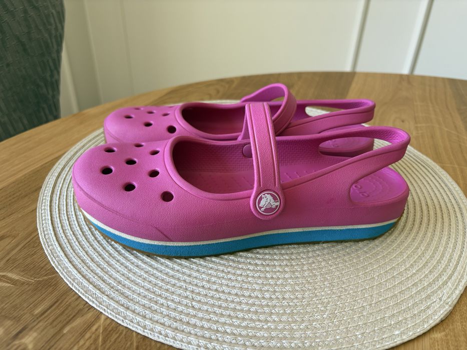 Crocs sandały w6 różowe 36 porzadne