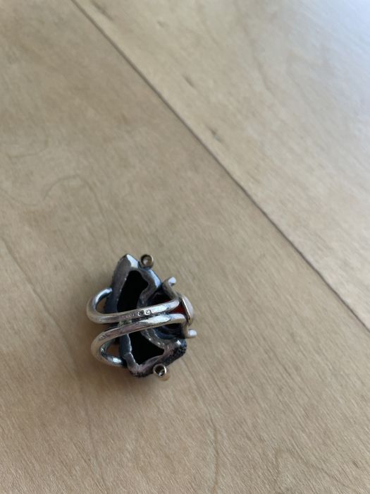 Anel de prata e ouro