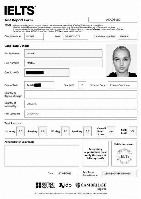Репетитор з англійської. НМТ, IELTS. Від А0 до С1. Англійська мова для початківців. Бізнес англійська