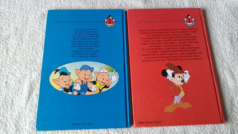 Disney 6x Pocahontas Oliver i Spółka Bambi i zagubiona wiewiórka Mały