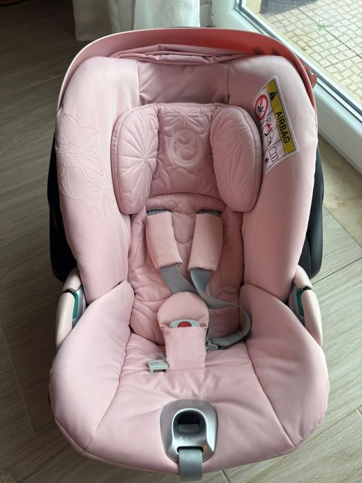 Ovo Cybex CLOUD Z2 I-SIZE simply flowers light pink Nazaré • OLX.pt