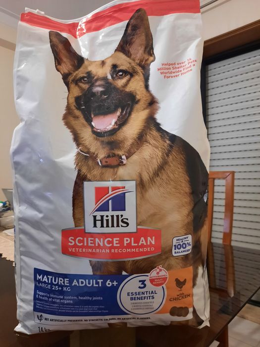 Ração para cães adultos +6 anos