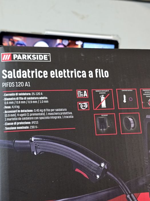 Máquina de soldar eléctrica a fio Parkside