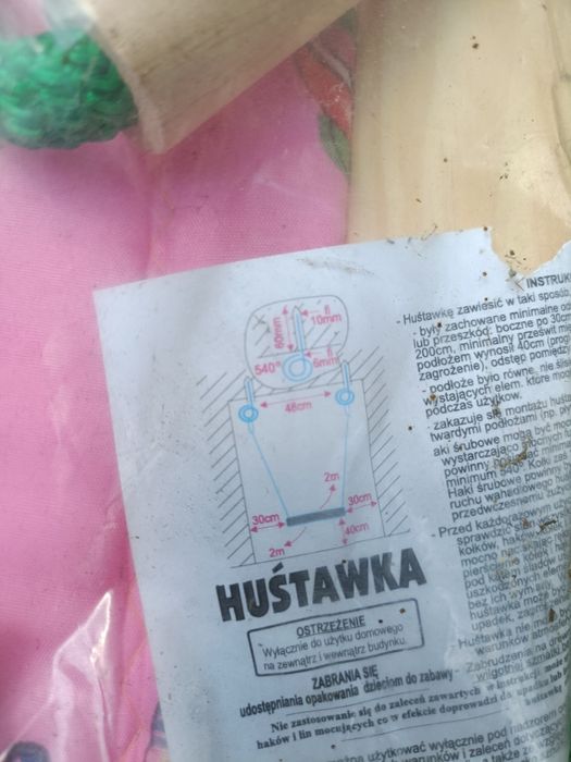 Huśtawka z poduszką