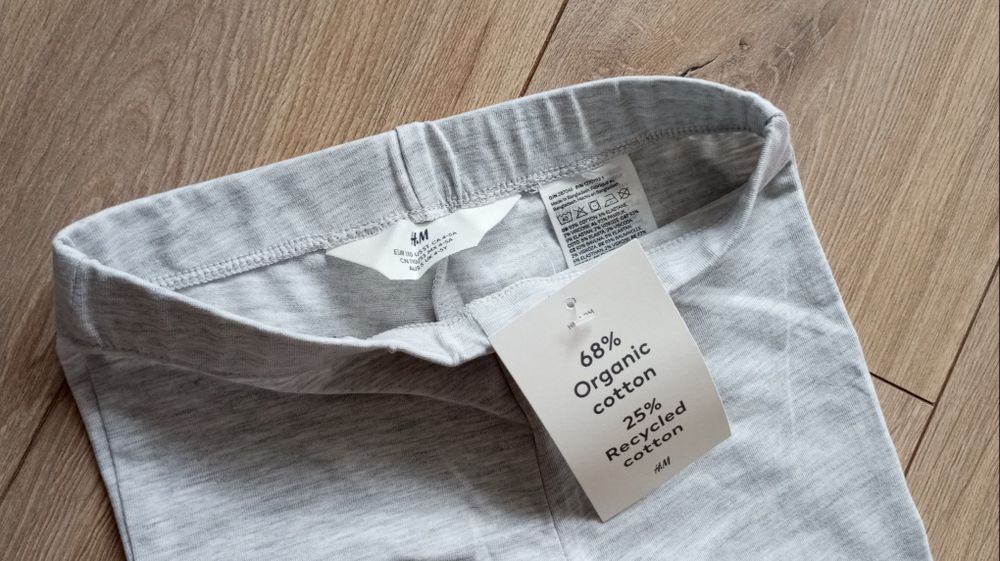 Rozszerzane legginsy H&M r 110 2-PAK