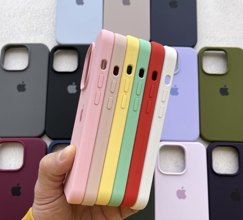 Силиконовый чехол sillicone case на iphone айфон силіконовий чохол