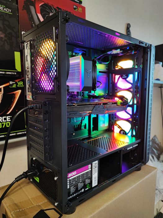 Ігровий комп'ютер intel I5 8500 6X Cores 4.1GHZ, GTX1070 8GB, 16GB DDR4 SSD 250GB+1TB, 600W Gaming PC