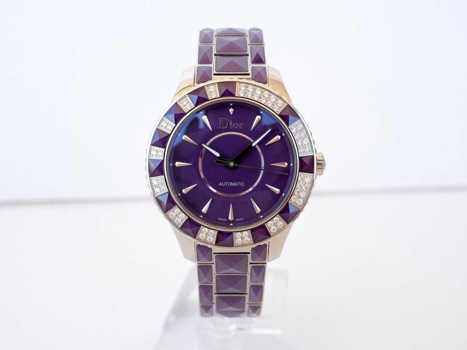 Dior Christal Automatic Diamonds Violet Sapphire 38mm