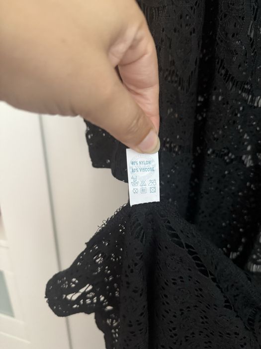 Халат - туніка чорна