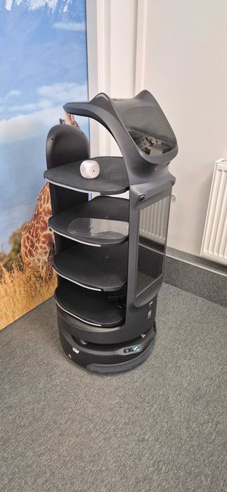 Inteligentny Robot Kelnerski / Dostawczy Pudu BellaBot PRO - Faktura, Stan Bdb