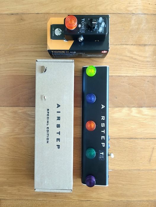Pedais Tonex One + Airstep TX