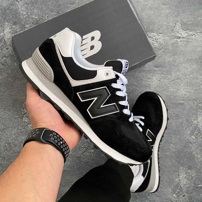 !SALE! New Balance 574 Black/White 36 37 38 39 40 41 42 43 44 45
