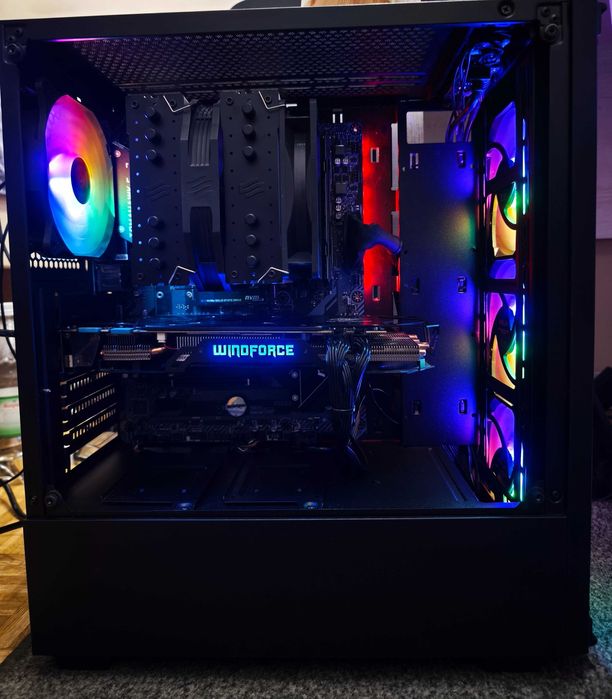 Komputer Ryzen 5 3600/GTX 970 4GB/SSD M.2 NVMe+HDD/16GB RAM+Monitor 24