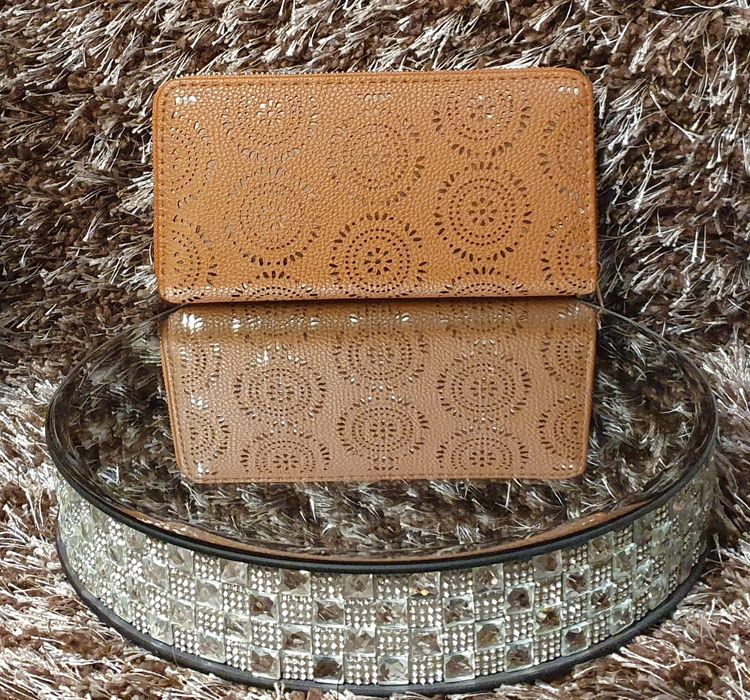 Portfeliki damski Ażurowy Brązowy