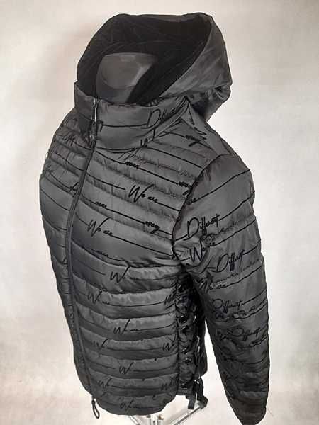 Desigual Piękny zimowy płaszcz damski L/XL