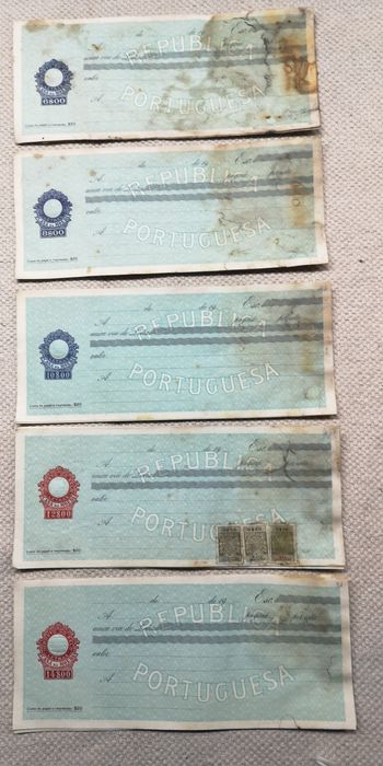 Letras Bancárias casa da moeda República portuguesa