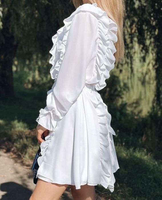 Біла шифонова сукня, xs-l