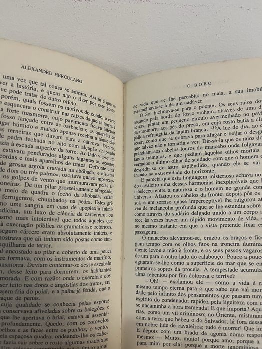 O Bobo, Alexandre Herculano (Circulo de Leitores, 1979)