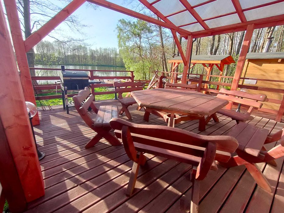 Leśny staw 1! Domek ze SPA! Sauna i balia na wyłączność!