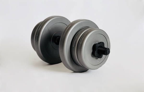 Гантелі 2х10кг GREY