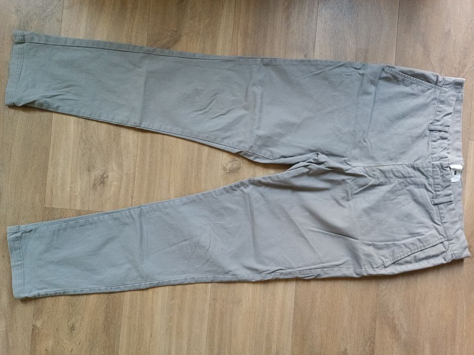 Spodnie męskie rozmiar 48 marka  H&M kolor szare