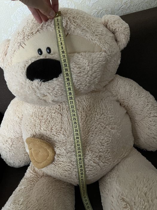 Мʼякий ведмідь ведмедик великий плюшевий