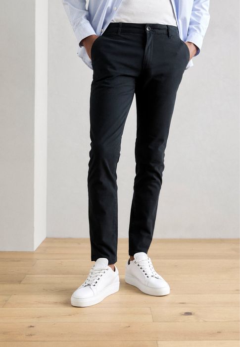 Оригінал Scotch & Soda Скотч Сода Mott чоловічі штани брюки чіноси Chinos Jersey Slim Fit чорні 31/32
