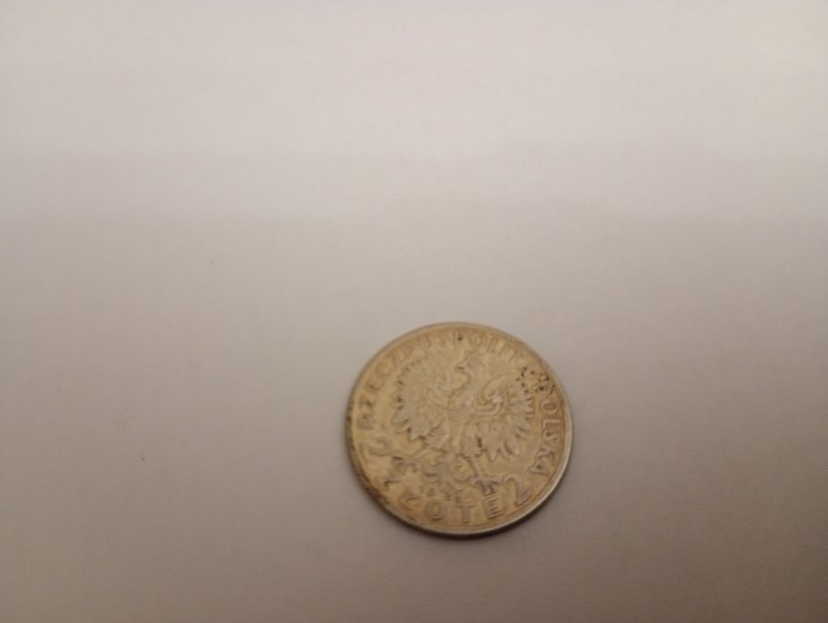 2 zł 1933r Głowa kobiety