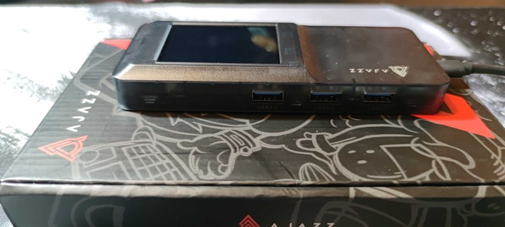 USB хаб Ajazz AKP01E c функцией стримдека HDMI USB3.0 LAN 100MBPS MICRO SD
