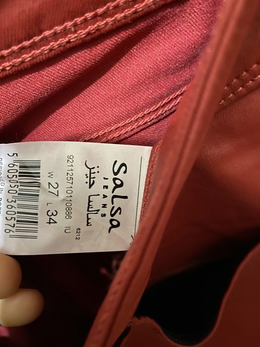 Calças Salsa vermelhas senhora