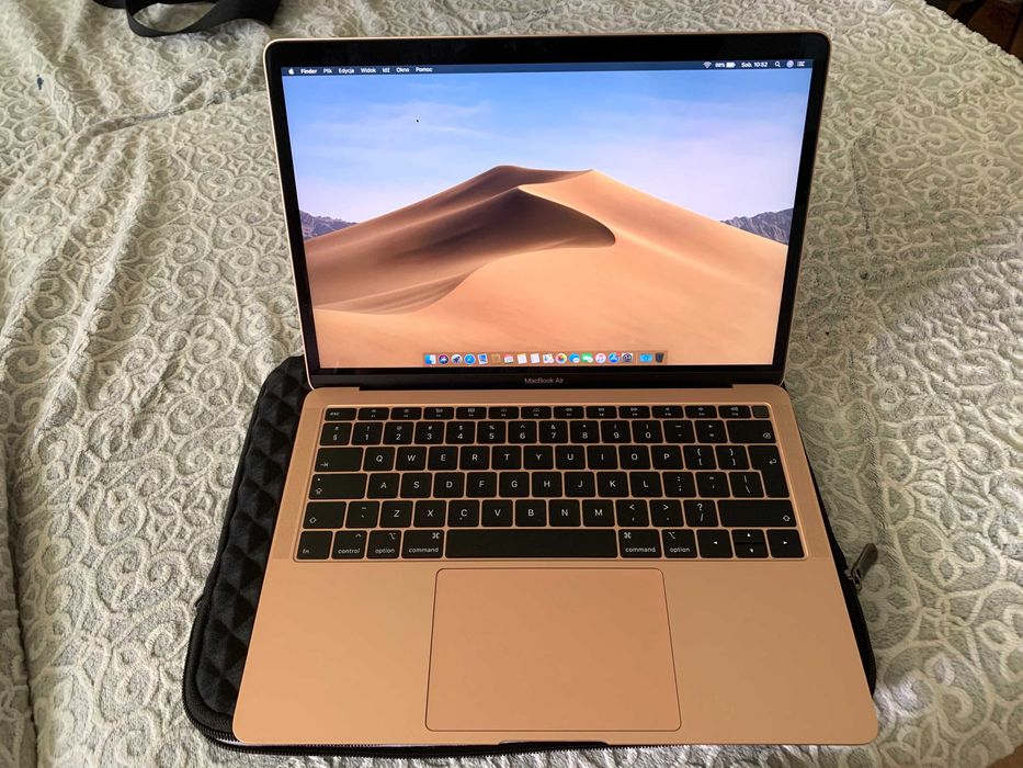 MacBook Air 13 2019 Gold | 256GB SSD | Tylko 128 cykli! | BOX + GRATISY