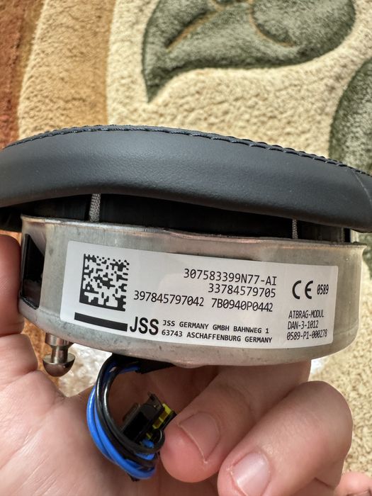 Подушка безпеки Airbag в М руль BMW G30 G32 G20 G22 G01 G02 G11 G12 M