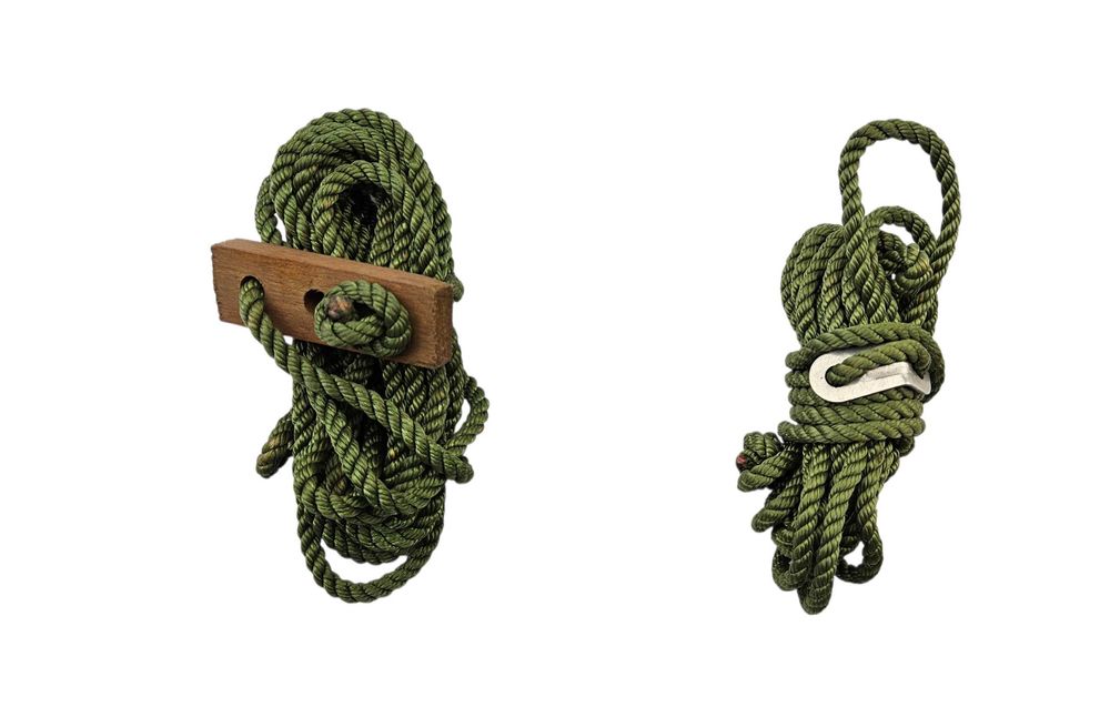 Linka Wojskowa Namiotowa Odciągowa PRL Brezent Stoper Militaria