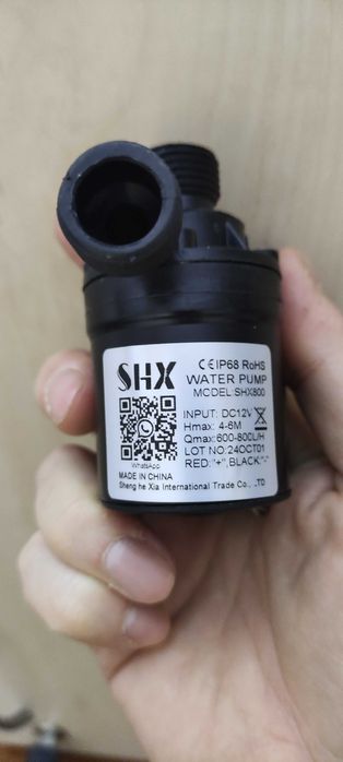 Циркуляционний насос опалення 8-24в для гарячей води новий 12-24в