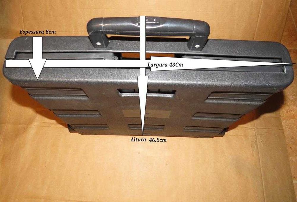 Carro/Trolley com caixa de transporte/arrumação desdobrável