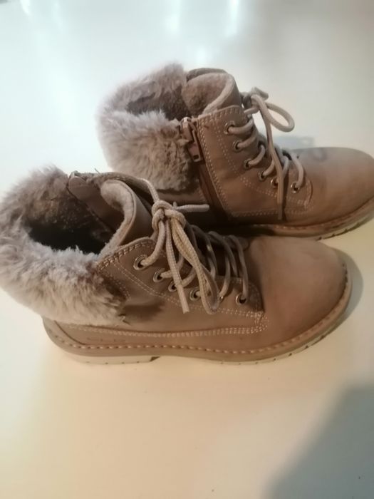 Trapery, botki o cieplane dziewczęce 33