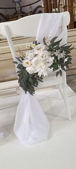 Dekoracje weselne, dekoracja kościoła, ślub, wesele, kwiaty, florystyk