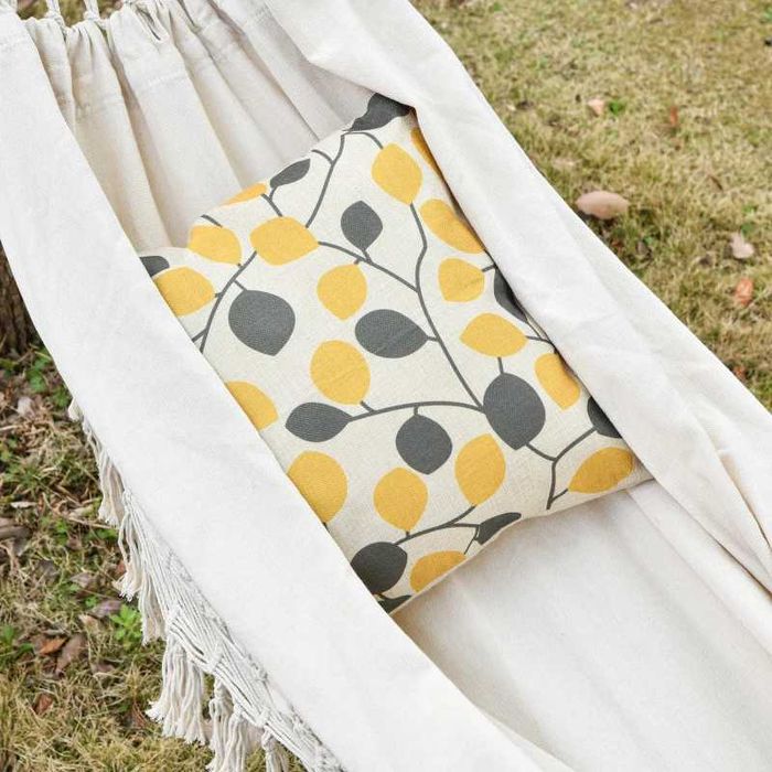 Cama de rede suspensa com bolsa de transporte