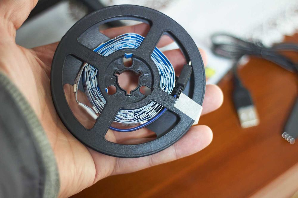 Fita LED RGB 2m com comando