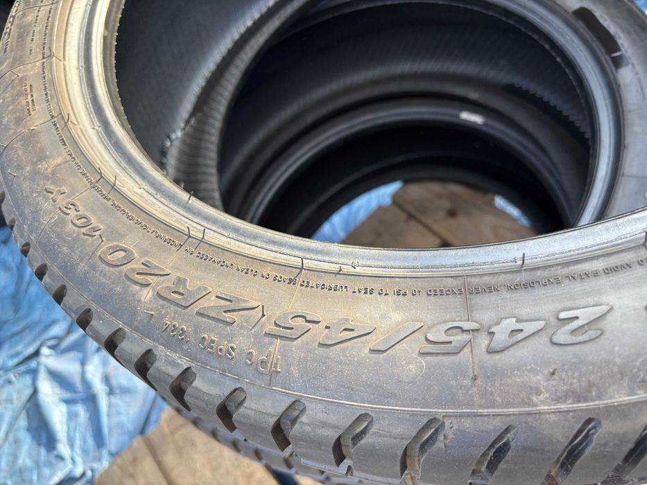 245-45-R20 PIRELLI PZERO 4штуки комплект  резины GERMANY 2023