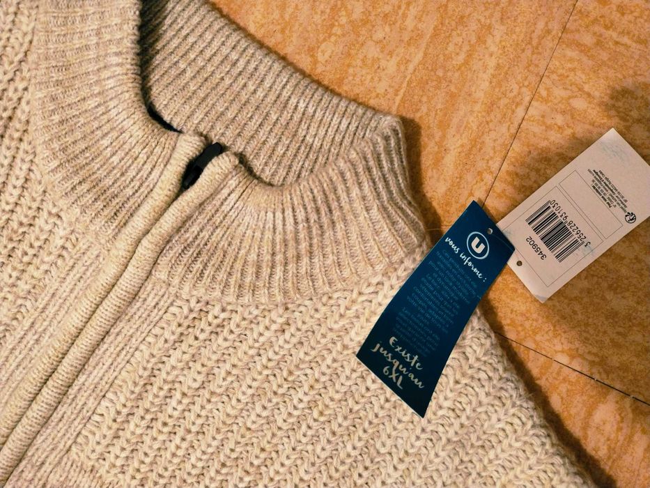 мужской свитер кофта кардиган 70-74 большой размер ОГ 148 см