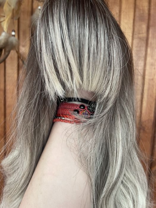 Парик блонд длинный