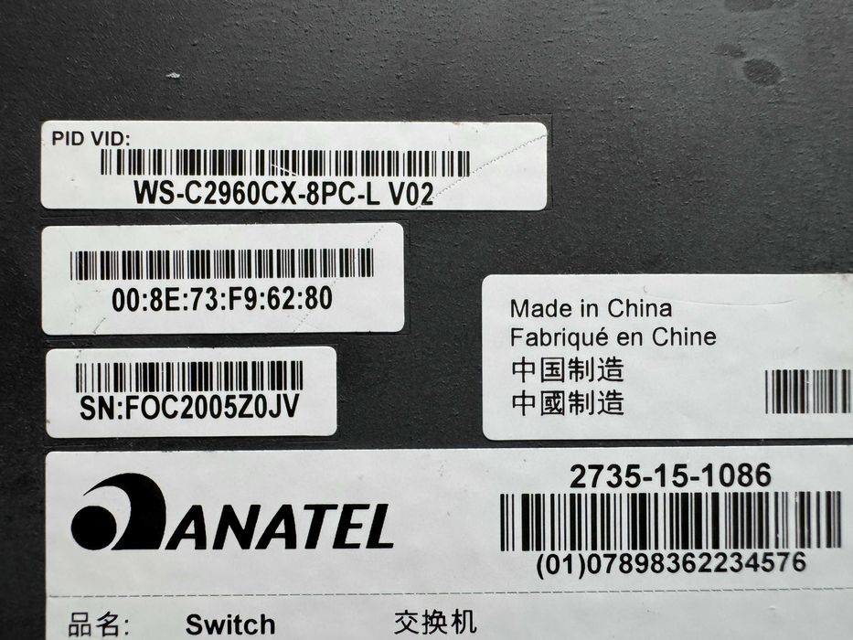 Коммутатор Cisco Catalyst С2960CX-8PC-L/ 8x1GE, PoE+ (безнал/гарантия)