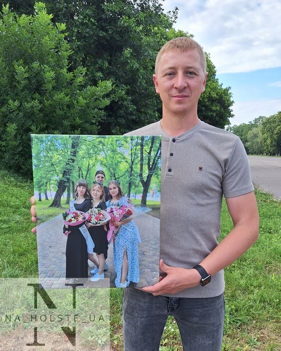 Подарунок на всі свята/картина з фото/портрет на полотні/холст