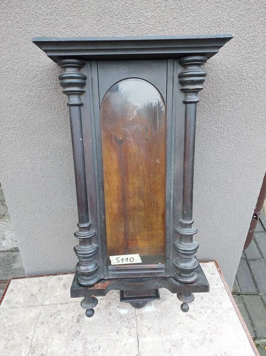 S110 Skrzynia obudowa starego zegara szafka witrynka kapliczka